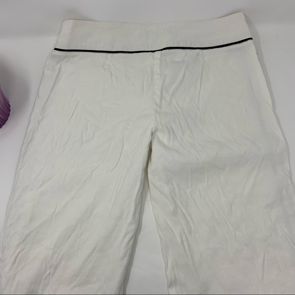 Bebe White Pants with Stripe Down the Side - Picture 2 of 9